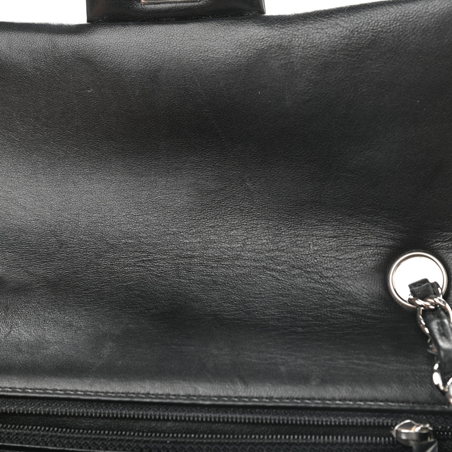 Chanel Lambskin Quilted Mini Rectangular Flap Black 9 of 11