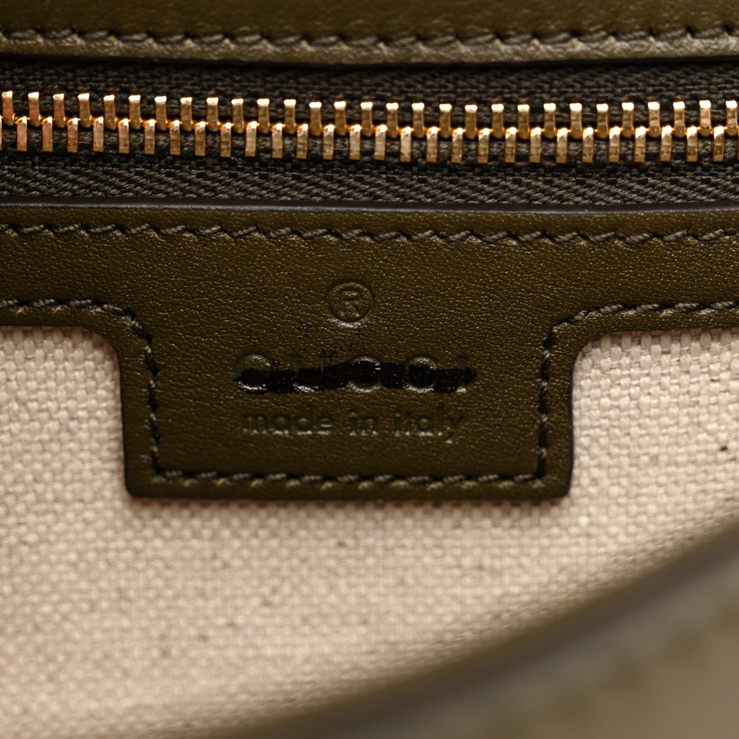 Roxy Calfskin Medium Blondie Top Handle Bag Forest Green