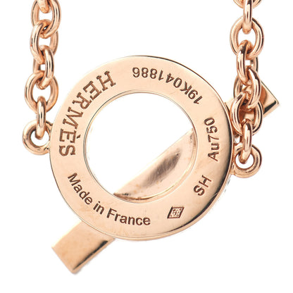 Hermes 18K Rose Gold Black Spinel Finesse Bracelet SH 4 of 5