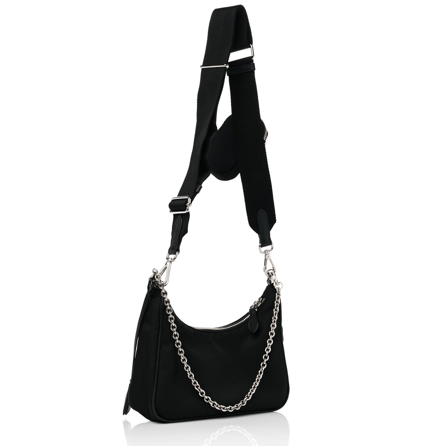 Nylon Re-Edition 2005 Shoulder Bag Black