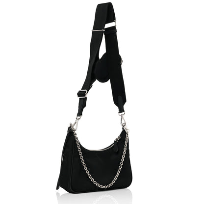 Prada Nylon Re-Edition 2005 Shoulder Bag Black 3 of 9