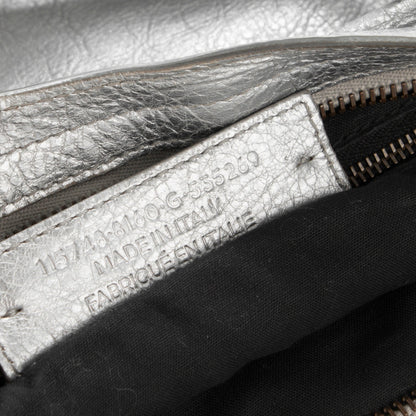 Balenciaga Agneau Classic Hardware City Gris Aluminum 6 of 7