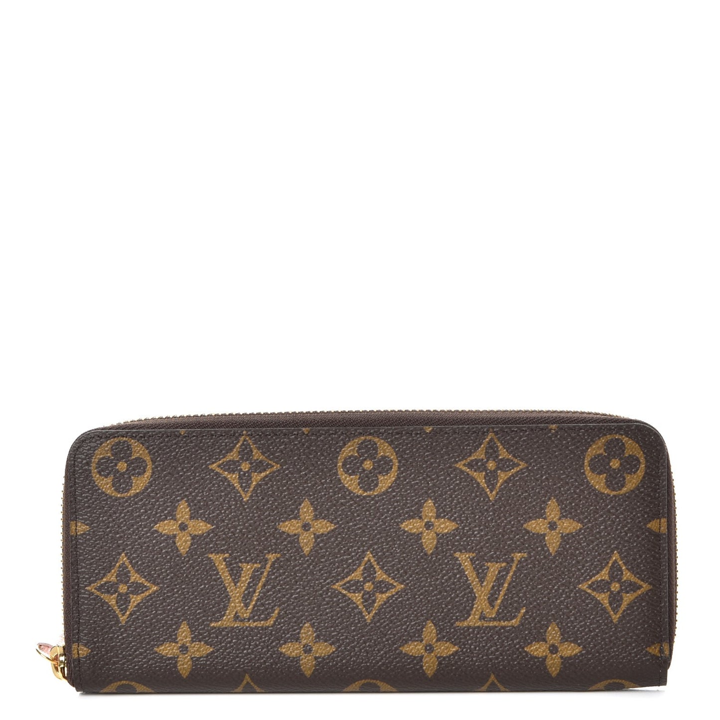 Monogram Clemence Wallet Rose Ballerine