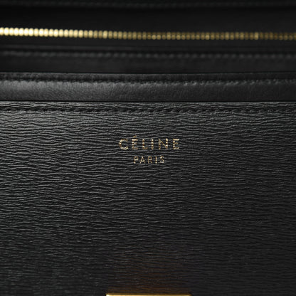 Celine Liege Calfskin Medium Classic Box Flap Bag Anthracite 6 of 17