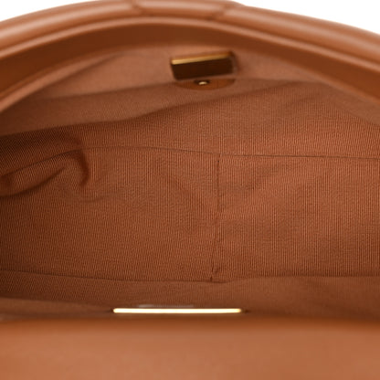 Chanel Lambskin Quilted Medium Chanel 19 Flap Brown 5 of 12