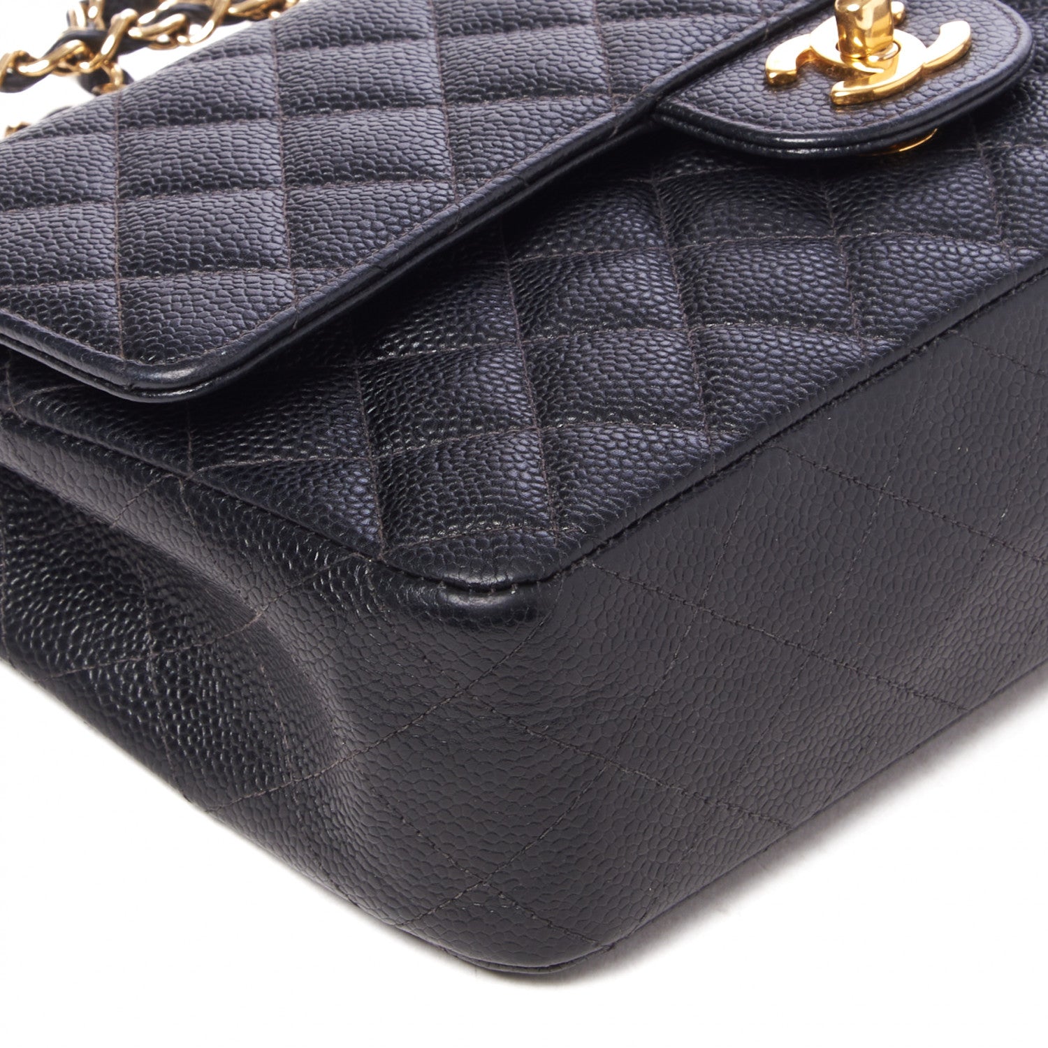 Chanel Caviar Quilted Medium Double Flap Black 5 of 9