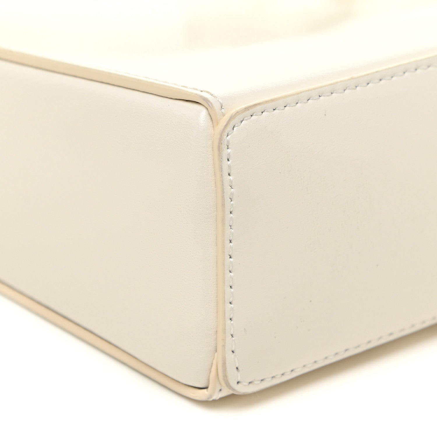 Givenchy Box Calfskin Small Cut Out Shoulder Bag Ivory 8 of 11