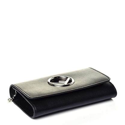 Fendi Vitello Cruise F is Fendi Wallet on Chain Black 4 of 9
