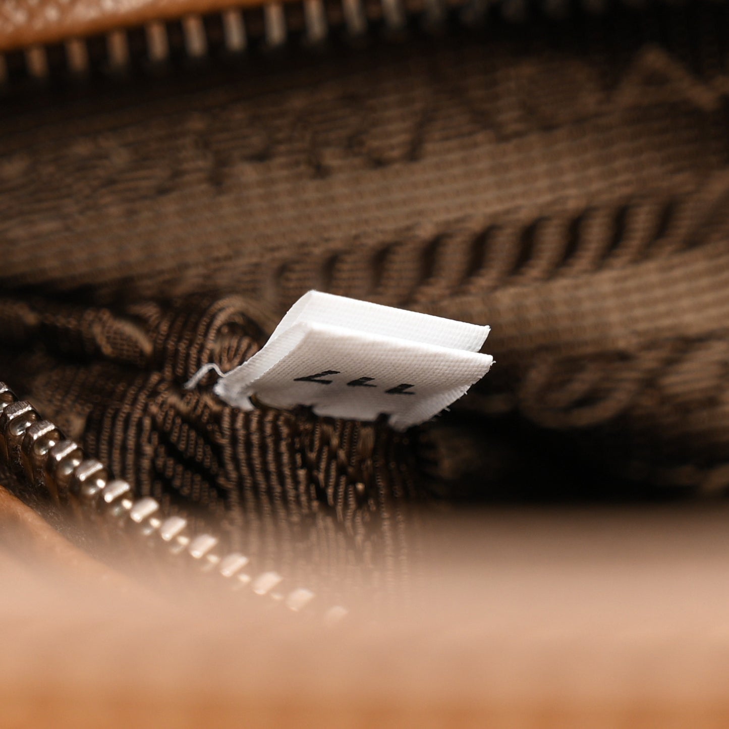 Saffiano Lux Small Galleria Double Zip Tote Cannella Talco