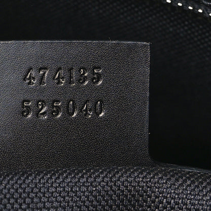 Gucci GG Supreme Monogram Appia Calfskin Web Briefcase Black 7 of 9