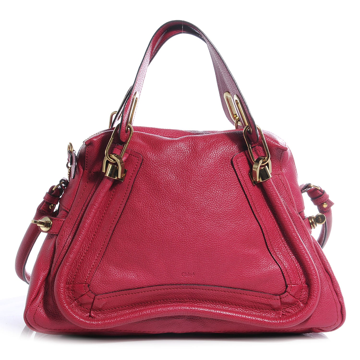 Chloe Calfskin Medium Paraty Cyclamen 1 of 8