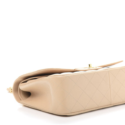 Chanel Caviar Quilted Jumbo Double Flap Beige Clair 8 of 11
