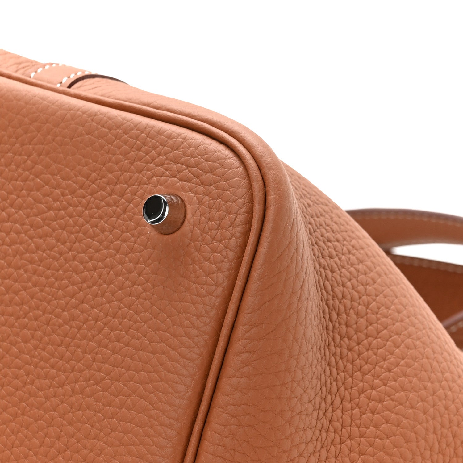 Hermes Taurillon Clemence Picotin Lock 22 MM Gold 10 of 13