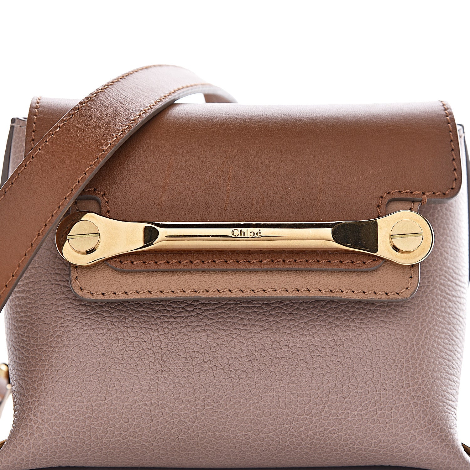 Chloe Calfskin Mini Clare Shoulder Bag Rope Beige 8 of 11