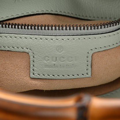 Gucci Softy Wonka Textured Dollar Calfskin Small Diana Shoulder Bag Pale Green 6 of 10