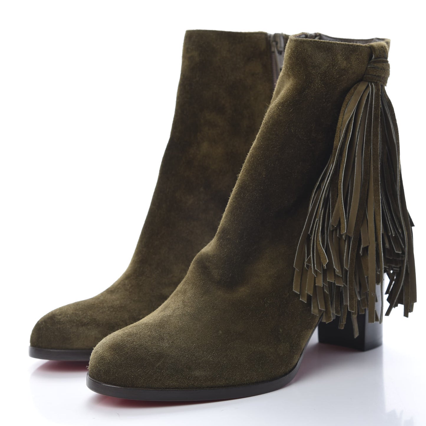 Veau Velours Jimmynetta 70 Ankle Boots 37 Bronze Tomoro Luc