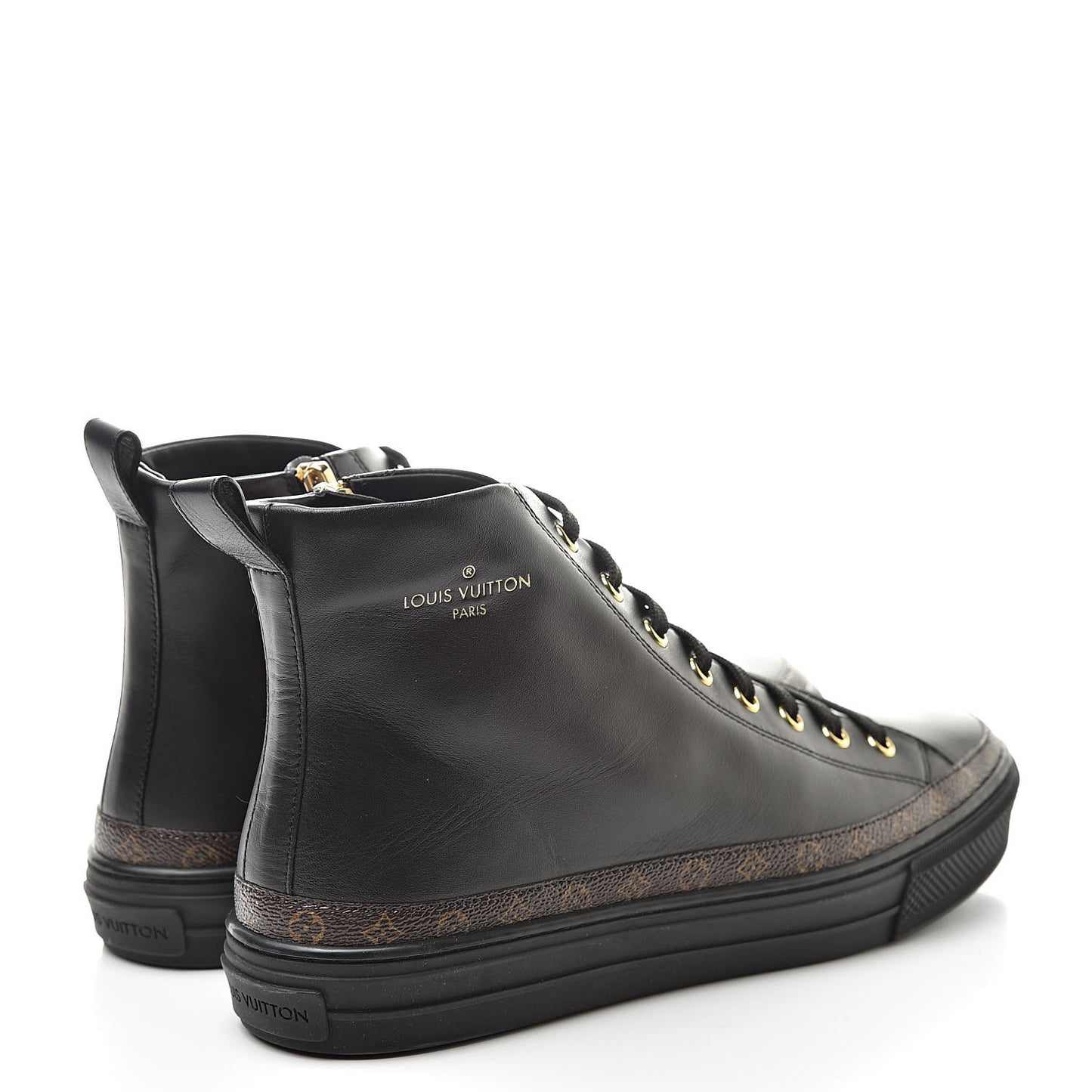 Monogram Stellar Sneaker Boots 40 Black