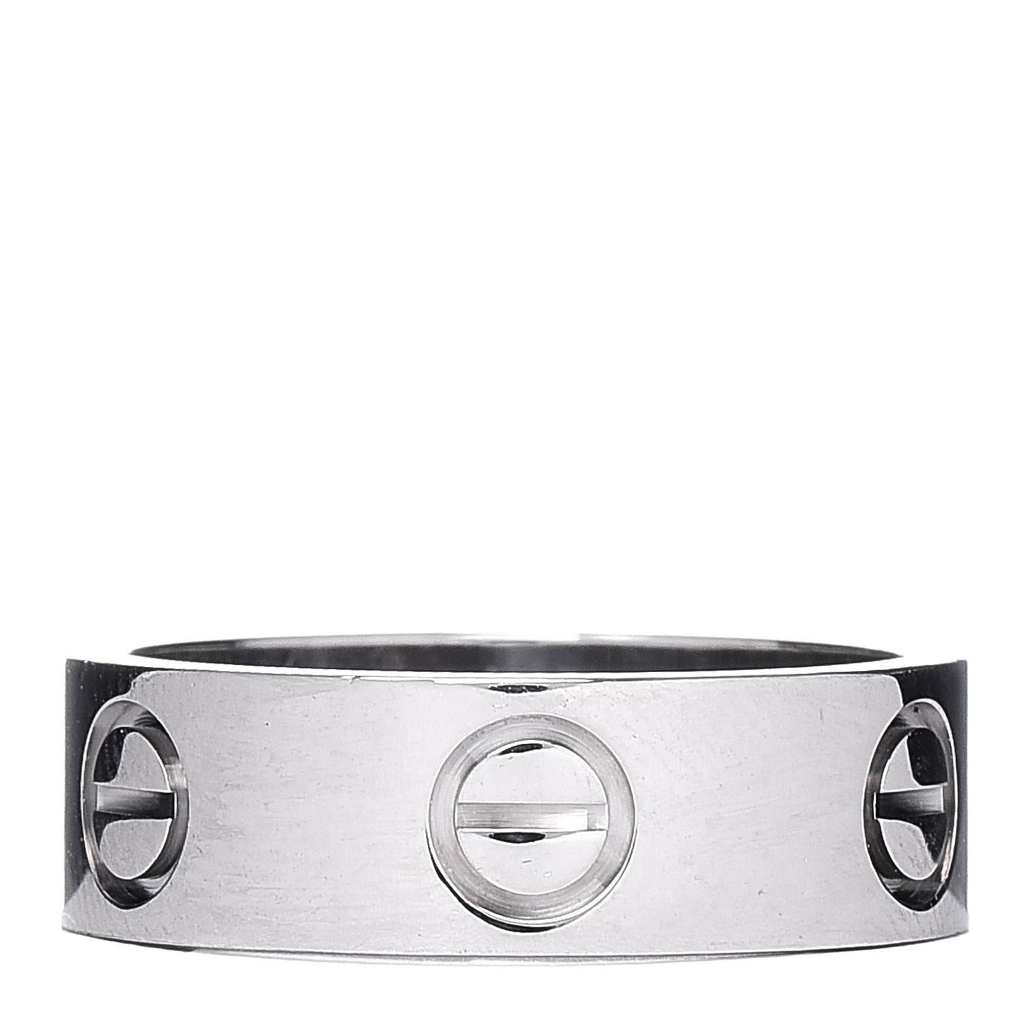 18K White Gold 5.5mm LOVE Ring 48 4.5