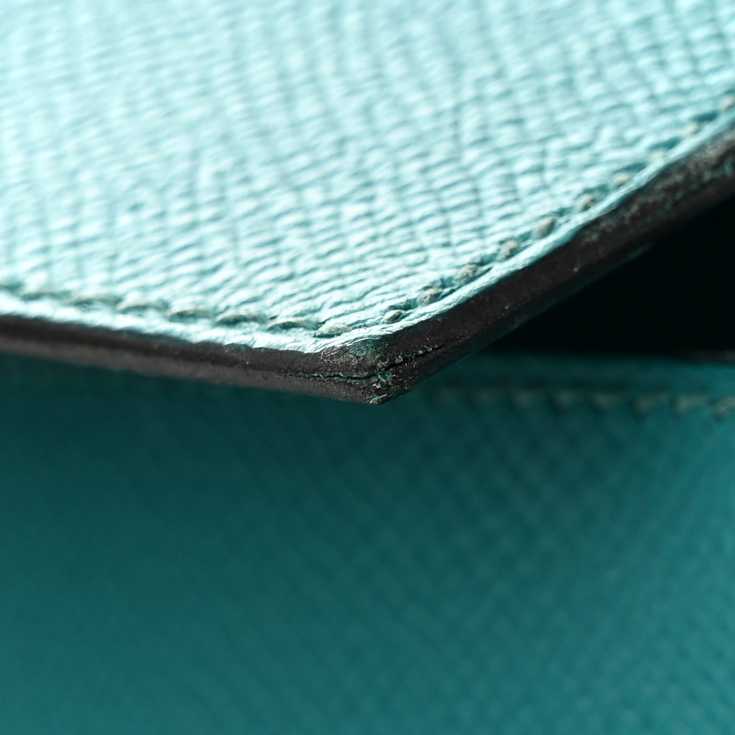 Epsom Kelly Sellier 28 Bleu Paon