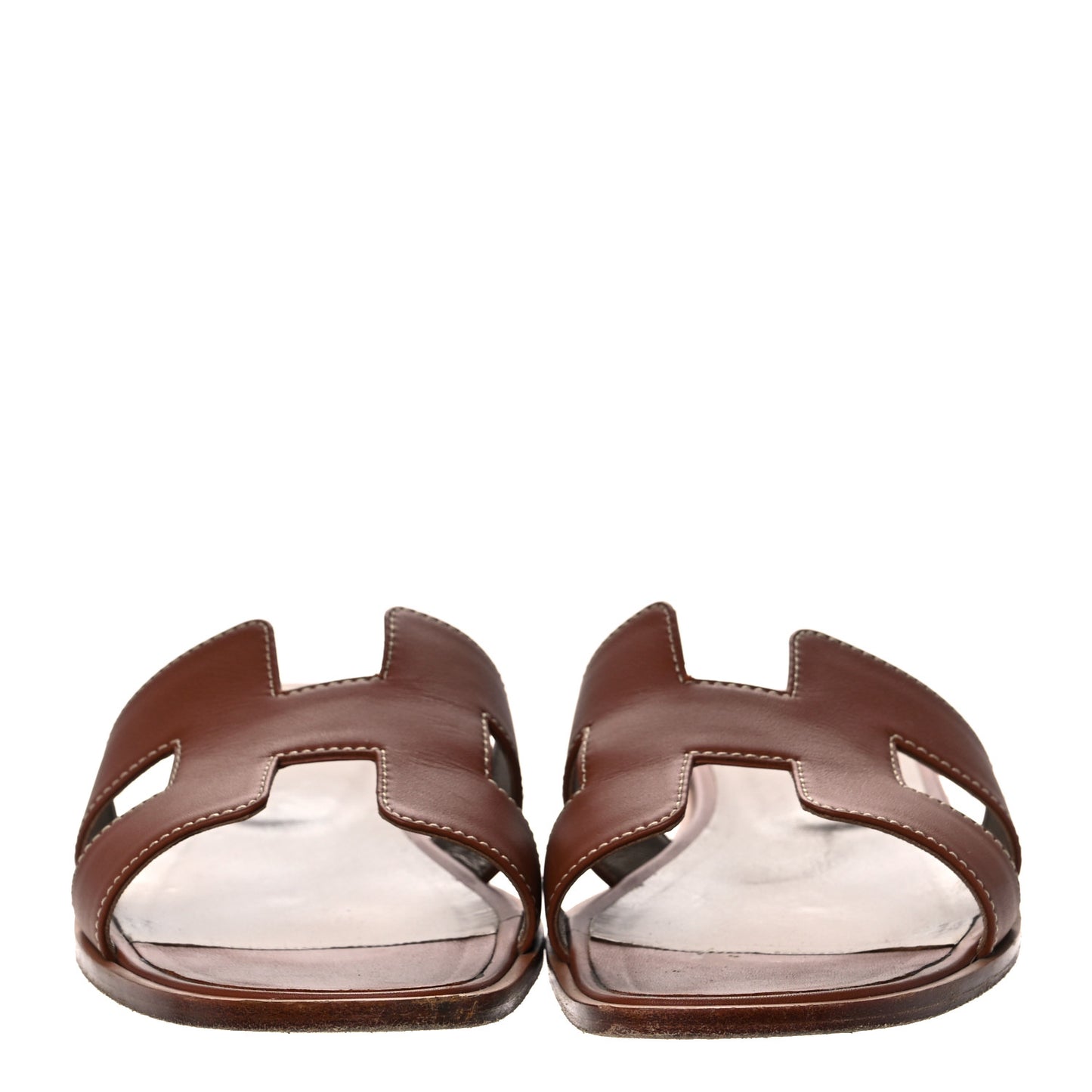 Box Calfskin Oran Sandals 40 Gold