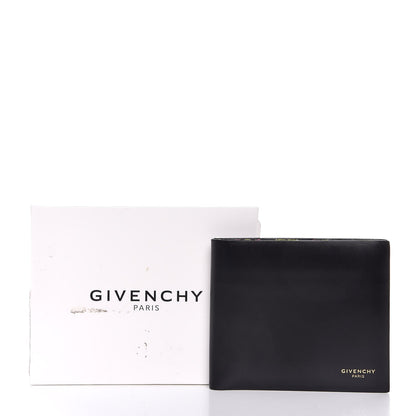 Givenchy Calfskin Carpet Print Bi-Fold Wallet Black 9 of 9