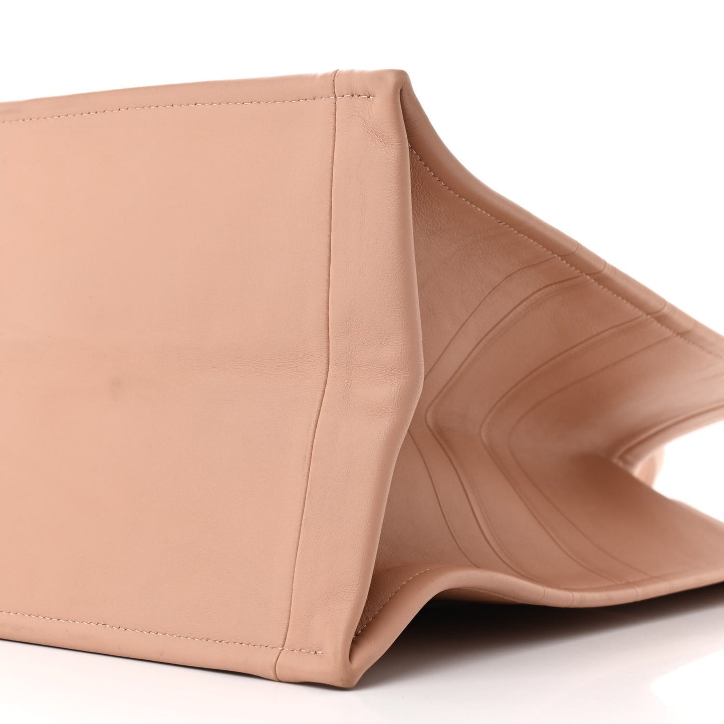 Calfskin Embossed Large Book Tote Rose de Vents
