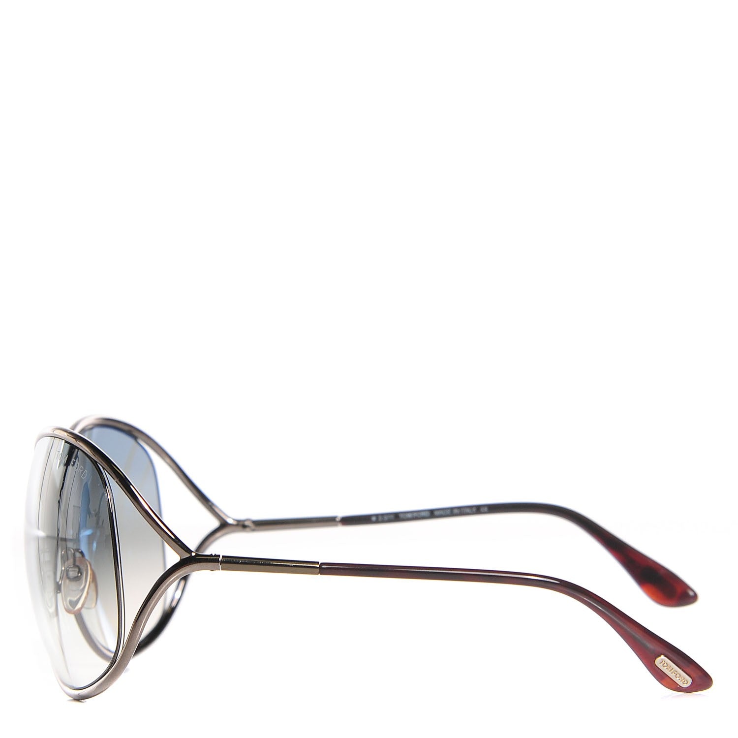 Tom Ford Miranda Crossover Sunglasses TF130 Gunmetal 2 of 7