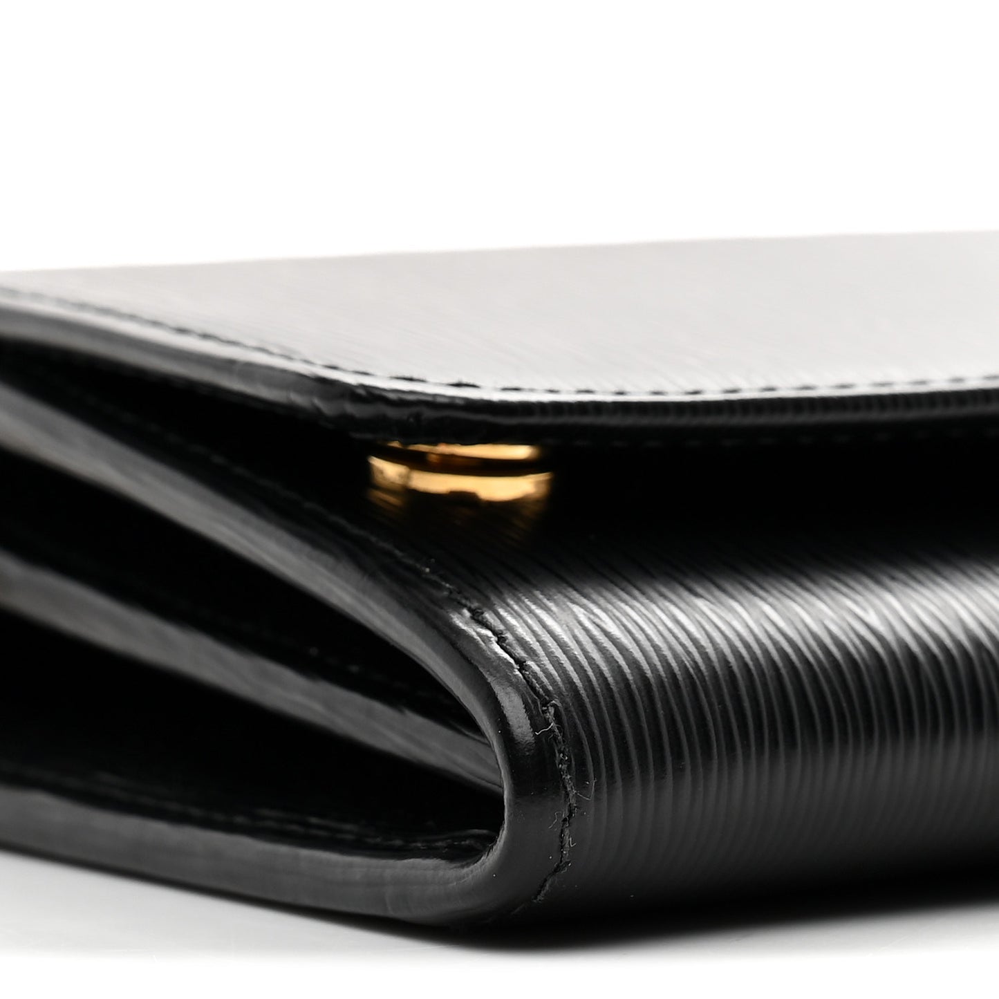 Vitello Move Metal Oro Chain Wallet Black