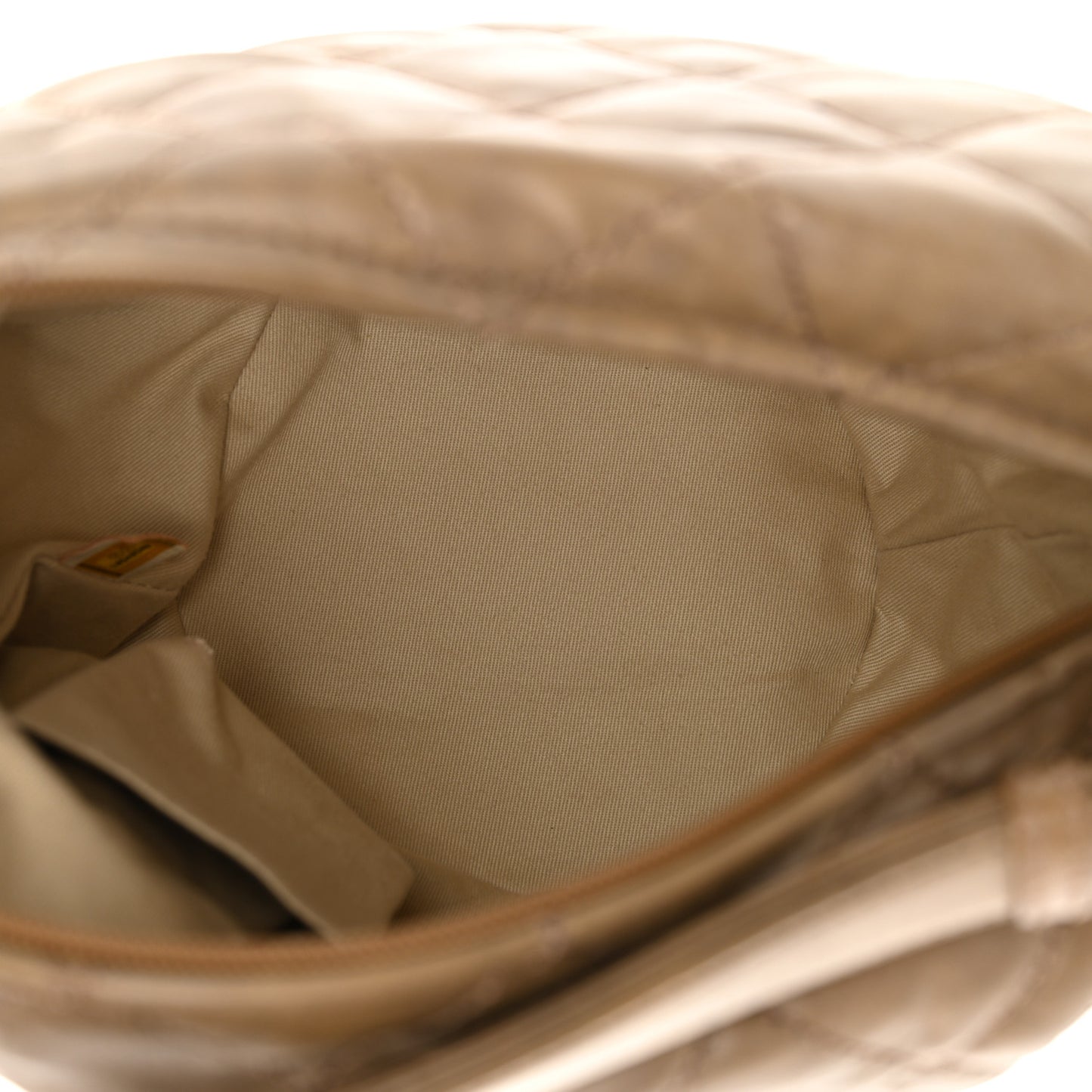 Lambskin Quilted Cloudy Bundle Hobo Green