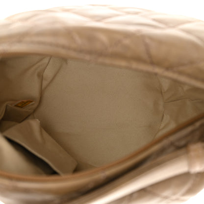 Chanel Lambskin Quilted Cloudy Bundle Hobo Green 5 of 11