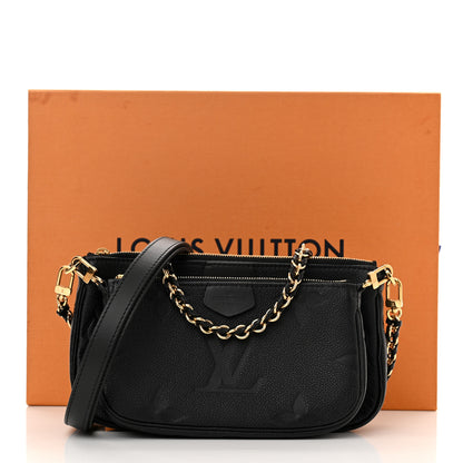 Louis Vuitton Empreinte Monogram Giant Multi Pochette Accessories Black 12 of 12