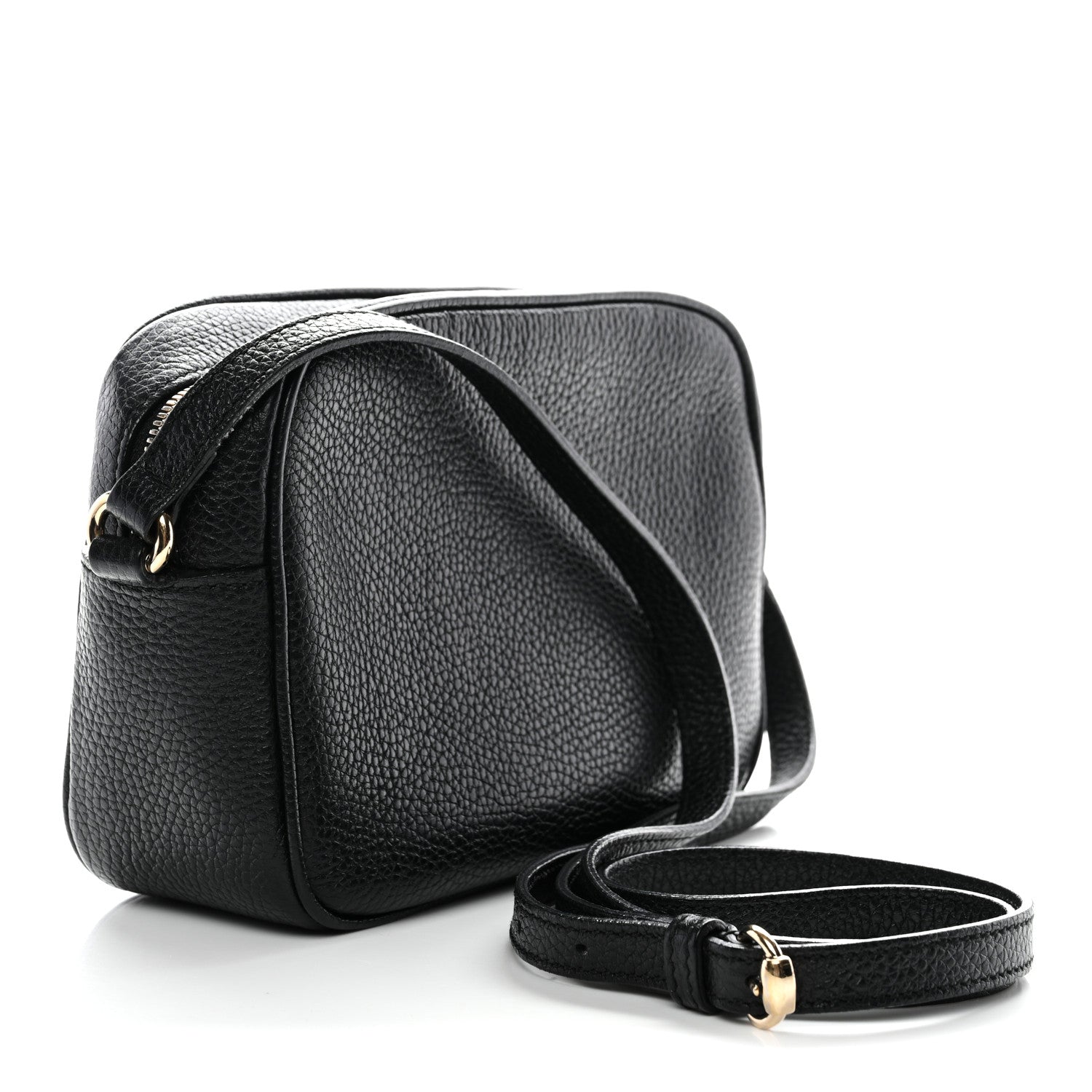 Gucci Pebbled Calfskin Small Soho Disco Bag Black 3 of 15