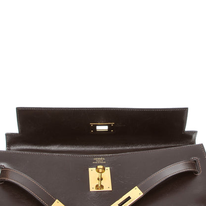 Hermes Box Kelly Sellier 32 Chocolate 15 of 30