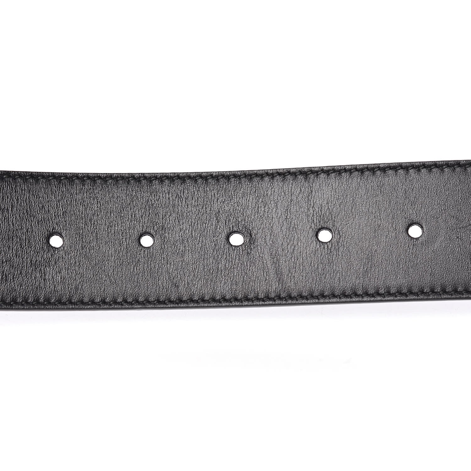 Gucci Calfskin Double G 40mm Belt 80 32 Black 5 of 7