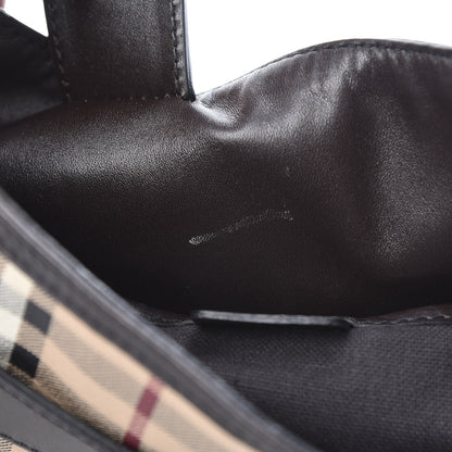 Burberry Haymarket Check Medium Willenmore Hobo Chocolate 12 of 14