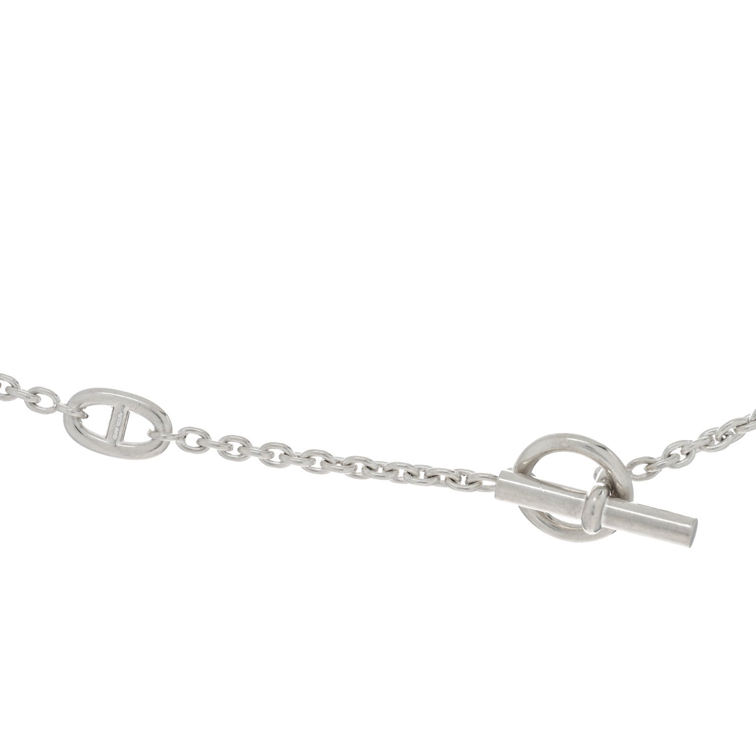 Hermes Sterling Silver Farandole Necklace 80 4 of 4