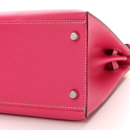 Hermes Epsom Kelly Sellier 32 Rose Tyrien 10 of 15
