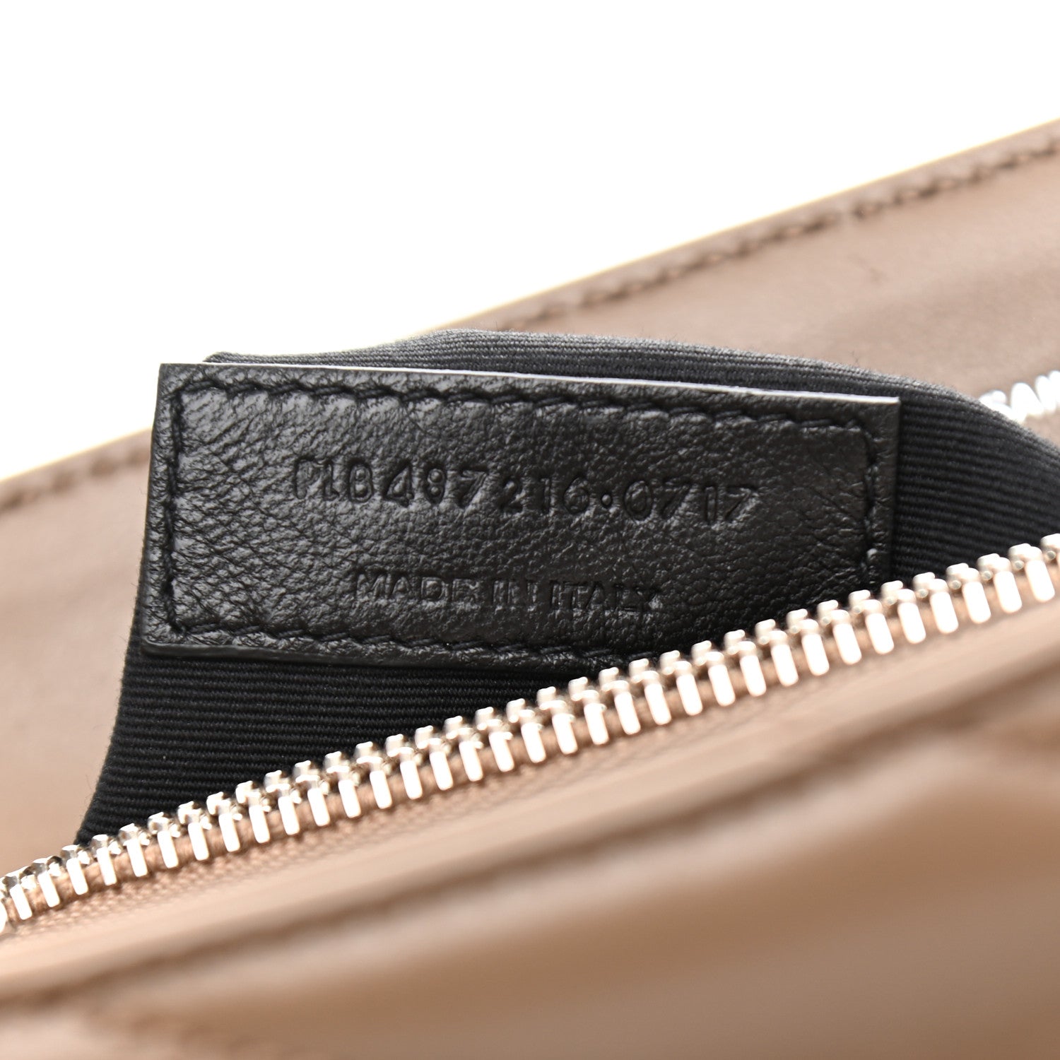 Saint Laurent Calfskin Y Quilted Monogram Medium Loulou Chain Satchel Dark Beige 8 of 12