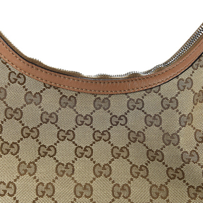 Gucci Monogram Medium GG Twins Hobo Tan 11 of 14