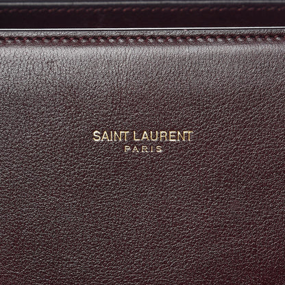 Saint Laurent Calfskin Large Sac De Jour Carryall Amarena 7 of 8