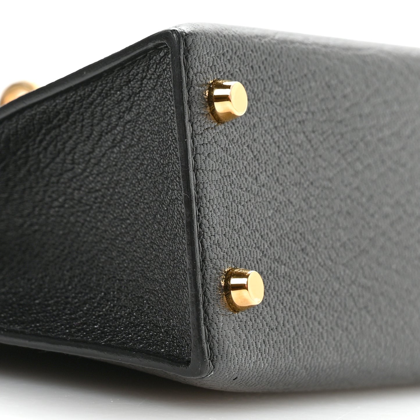 Chevre Mysore Horseshoe Mini Kelly Sellier 20 Black