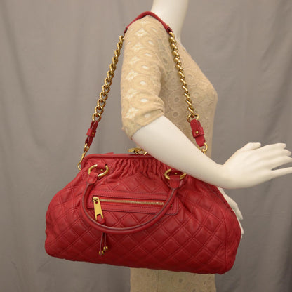 Marc Jacobs Quilted Leather Stam Red 2 of 7
