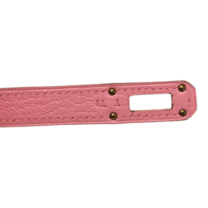 Hermes Chevre Mysore Kelly Longue Wallet Rose Confetti 9 of 10