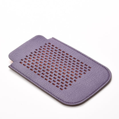 Hermes Swift Chevre Mysore iPhone Case Ultraviolet Potiron 4 of 9