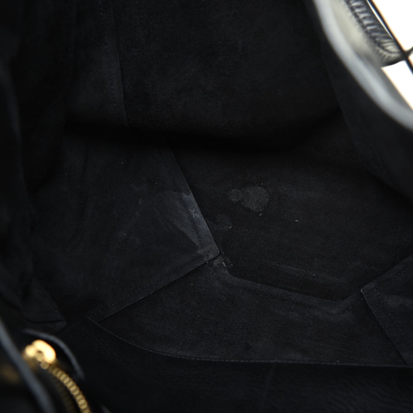 Soft Grained Calfskin Small Belt Cabas Phantom Black