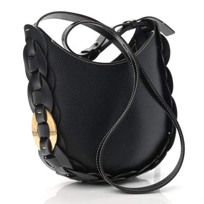 Chloe Small Grain Smooth Calfskin Small Darryl Hobo Black 3 of 12