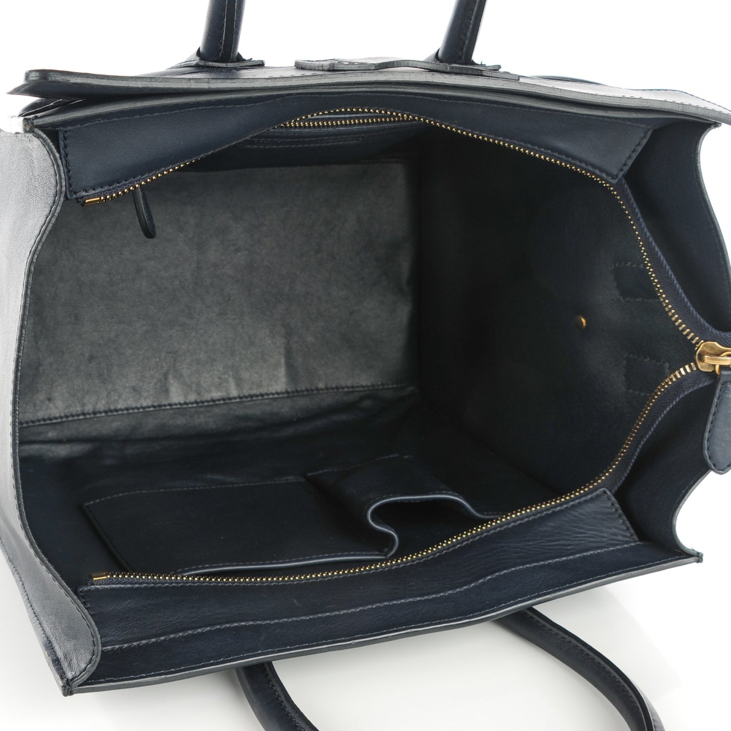 Smooth Calfskin Mini Luggage Navy