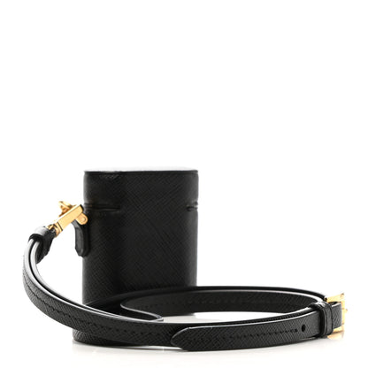 Prada Saffiano Metal iPhone Airpods Case Black 3 of 6