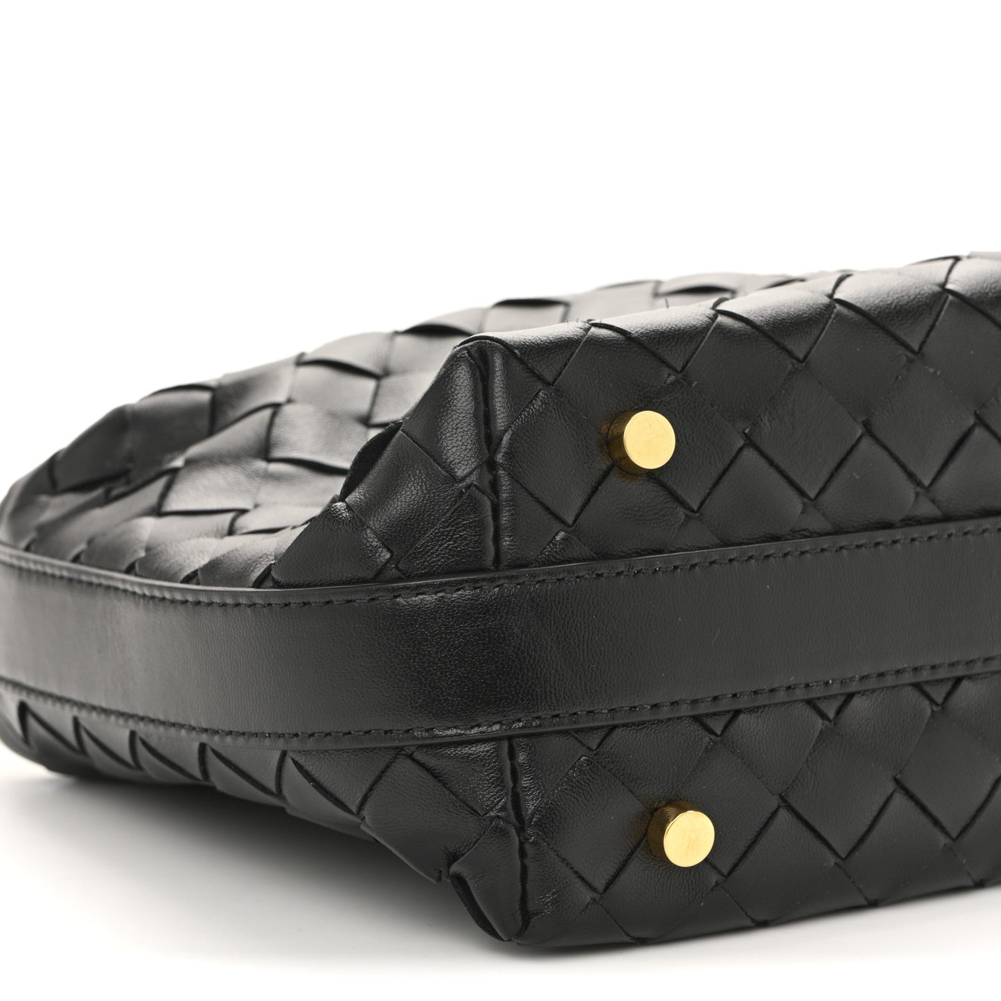 Calfskin Nappa Intrecciato Mini Wallace Black