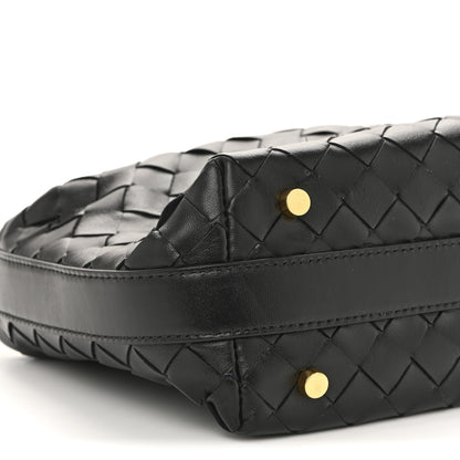 Bottega Veneta Calfskin Nappa Intrecciato Mini Wallace Black 9 of 13
